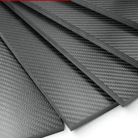 Feuille de plaque en Fiber de carbone OEM 3mm 5mm 6mm 9mm 25mm pour cadre ou bâtiment de plaque d'immatriculation de voiture