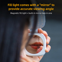 Lampe LED magnétique portable et réglable pour selfie, éclairage d'appoint de poche pour maquillage, YouTube, photographie en extérieur et studio