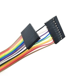 2,54mm 10mm P Dupont con Premium estándar de 1,27mm de paso de 20 pines planos Arco Iris cinta cables de Cable - Product Image 6