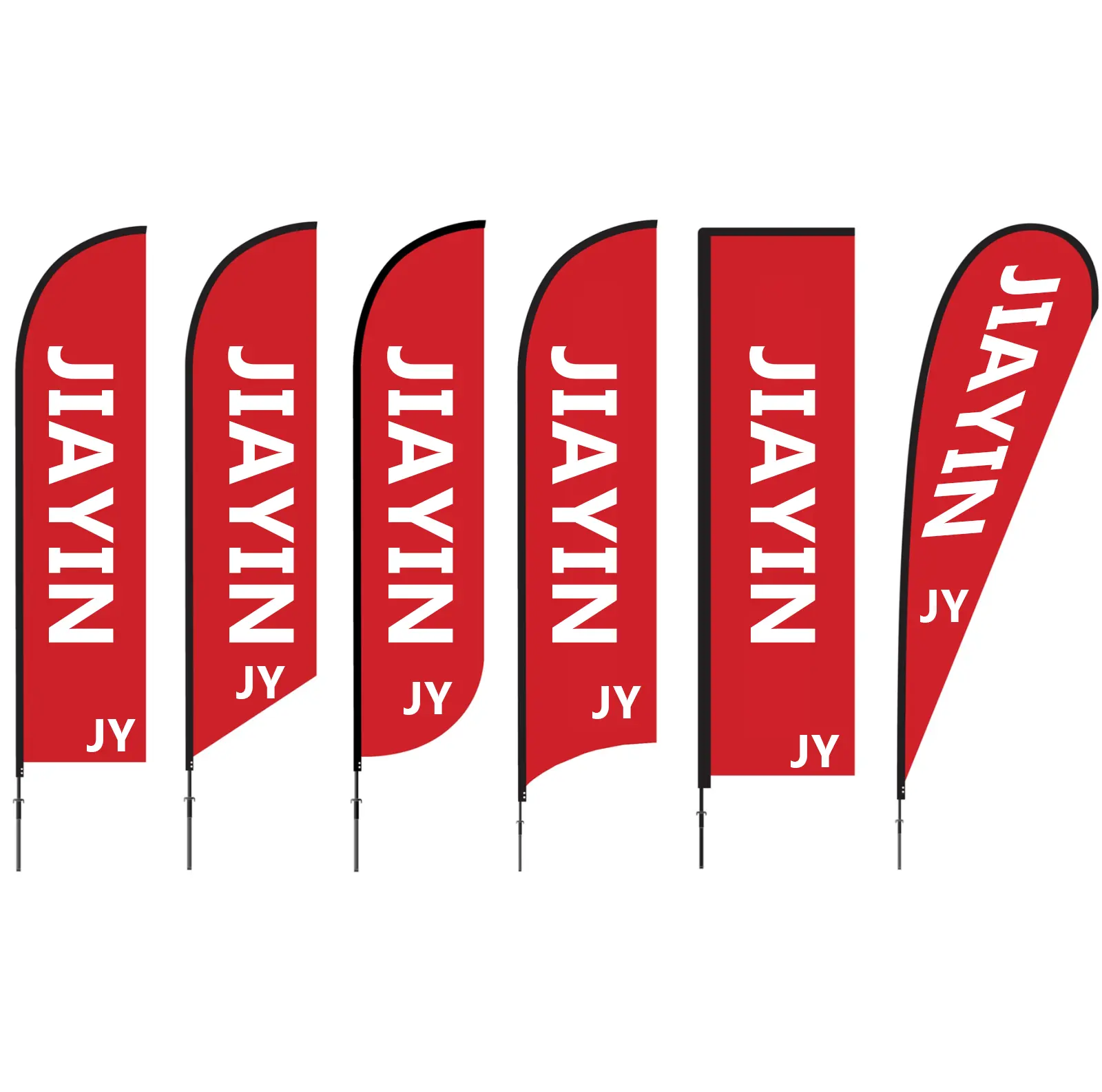 Bandeira de penas de praia personalizada para publicidade ao ar livre bandeiras de penas com poste e base