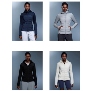 Nouvelle arrivée Veste d'hiver pour femmes en <span class=keywords><strong>duvet</strong></span> de canard à capuche légère Veste matelassée à points réfléchissants Vêtements d'extérieur Vestes en <span class=keywords><strong>duvet</strong></span> - Product Image 3