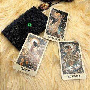 Cartes de tarot modernes, jeu de divination oraculaire, cartes de tarot florales uniques, tarot de sorcière moderne <span class=keywords><strong>pour</strong></span> les débutants et les lecteurs expérimentés - Product Image 5