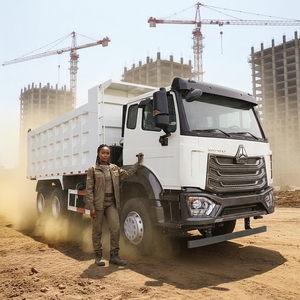 Camion benne fiable 6x4 380 CV avec économie de carburant optimisée pour les grandes flottes logistiques - Product Image 1