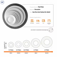 Assiettes et Plats Modernes en Porcelaine Blanche pour Hôtels et Restaurants : Vaisselle Céramique Nordique Personnalisée pour Table