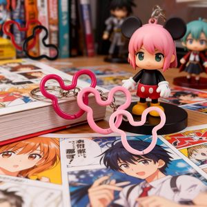 Llaveros creativos coloridos de metal, llaveros planos para bricolaje, decoración del hogar, oficina, coche, organizador, dijes - Product Image 5