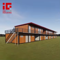 Structure en acier moderne Pack plat Villa de luxe multifonctionnel portable modulaire maison préfabriquée petite maison en conteneur