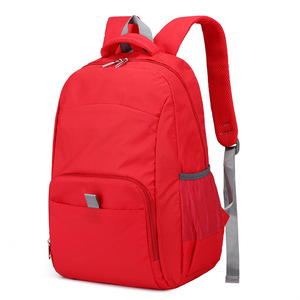 Casual Sports <b>Backpack</b> Foldable Lightweight Large Capacity Outdoor Unisex Blue Purple <b>Black</b> Red Gray Lake Green Solid Color - Product Image 5