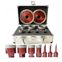 Ensemble de forets M14 de qualité européenne professionnelle 6mm 8mm Couronnes diamantées en acier au carbone Scie cloche pour carreaux de céramique en verre