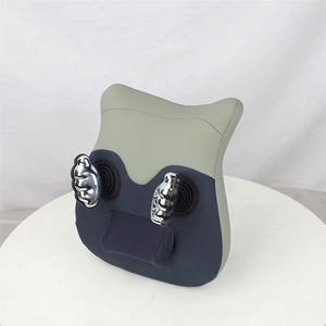 Coussin de massage vibrant électrique avec 8 nœuds pour la relaxation musculaire - <span class=keywords><strong>Ceinture</strong></span> de massage portable pour la maison et le bureau - Product Image 1