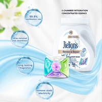 OEM/ODM Capsules de lessive jetables 5-en-1 : Gel liquide, perles de parfum et désinfectant pour vêtements
