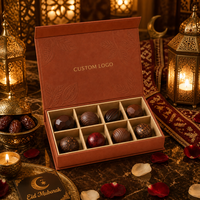 Luxuriöse Magnetische Schokoladen-Geschenkbox Lebensmittelechte Terrakotta-Box mit Eigenem Logo für Ramadan und Eid Klappdeckelbox FDA EU-Zertifiziert