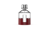 Botol Parfum Kaca Mewah 50ml 100ml Grosir, Desain Kosong dengan Pompa Semprot, Permukaan Hot Stamping, Terbuat dari Kaca Flint
