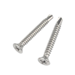 Bibo Yaente Factory 410 Stainless Steel M4.2/m4.8 Countersunk <b>Flat</b> Head Self-drilling Self-tapping <b>Screw</b> Metric Self-tapping - Product Image 4