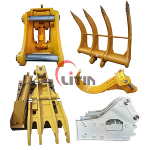 Parti di attacco per escavatore a terra con ridondatore a terra rinforzato per squartatore di denti a vibrazione scarificatore a doppio dente - Product Image 5