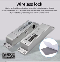 Kit de serrure intelligente étanche IP65 433 MHz, clavier numérique sans fil, télécommande, déverrouillage RFID, kit de contrôle d'accès pour porte de maison
