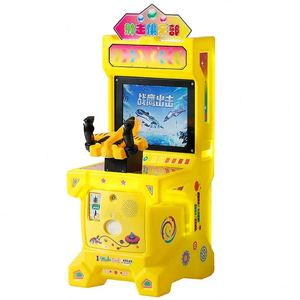 Machine de jeu d'arcade à monnayeur pour enfants, avec éclairage LED coloré, pour deux joueurs, vente en gros - Product Image 3