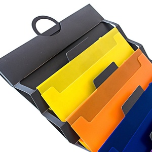Organizador de archivos de pared <span class=keywords><strong>Classrom</strong></span> Organización y almacenamiento 6 Carpeta de archivos colgante de polietileno extraíble - Product Image 5