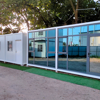 Maisons pliantes préfabriquées Pack plat rapide Stockage pliable Maisons conteneurs extensibles Unités pliables Cabine de bureau portable Petite maison