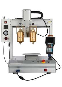 Precision AB Glue Doming Machine Automatischer 220-V-Epoxidharzspender für Etiketten und Aufkleber 1 Jahr Garantie SPS-Kern komponenten - Product Image 6