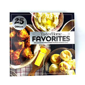 Livre de recettes relié en carton rigide personnalisé, impression offset professionnelle en flexographie couleur, reliure à spirale dissimulée, cuisine - Product Image 3