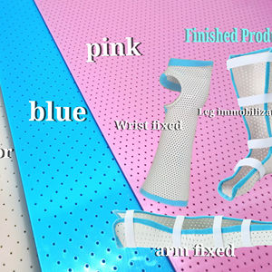 Feuille de plastique thermoplastique multifonctionnelle déformable à basse température pour attelle orthopédique pour pied - Product Image 6