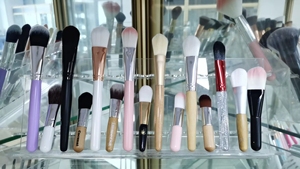 OEM Logo Riêng Sang Trọng Xách Tay Tre Duy Nhất Vegan Mặt Nền Tảng Chất Lỏng Bàn Chải Nhãn Hiệu Riêng Mới Kem Trang Điểm Bàn Chải Nền Tảng - Product Image 6