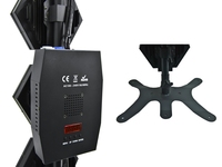6 pièces, 50W, RGB, COB, support de lumière rétro, 6 lampes, lumière rétro avec rétroéclairage auxiliaire, effet de lumière de scène