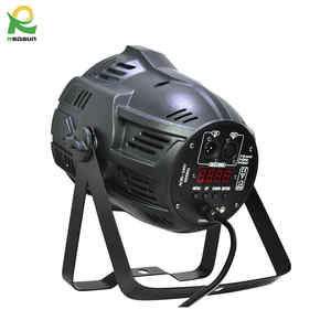 Redsun 200W RGBW Aluminium LED <span class=keywords><strong>Disco</strong></span> Spotlights DMX 512 IP20 Activé par le son Silencieux Par Can Stage Lights - Product Image 3