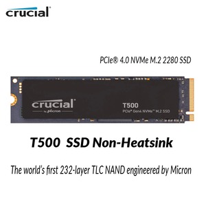 Rất quan trọng T500 SSD 500G 1TB <span class=keywords><strong>2TB</strong></span> ổ cứng PCIe 4.0 NVMe M.2 SSD lên đến 7400 MB/giây ổ đĩa trạng thái rắn cho ps5 đĩa cứng với tản nhiệt - Product Image 2