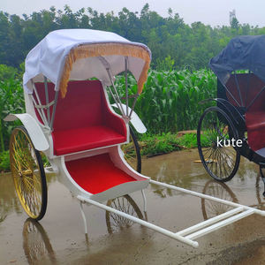 Rickshaw traditionnel de haute qualité, tiré à la main / Jinrikisha - Product Image 1
