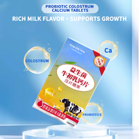 Comprimés de calcium et de colostrum bovin avec IGG 20% 25% – Complément naturel pour la santé intestinale et la croissance osseuse chez l'adulte