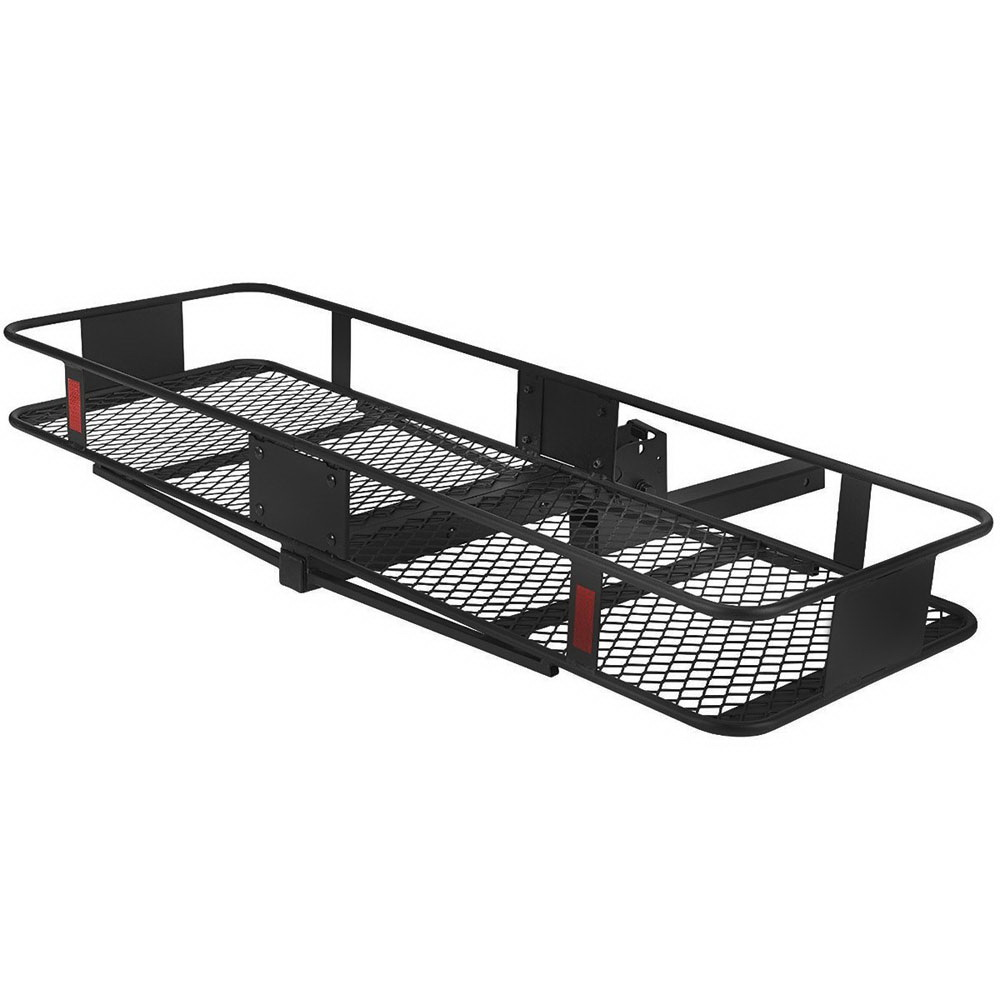 Hitch Mounted Folding Cargo Carrier Car SUV Truck Basket Luggage Durable 500lbs