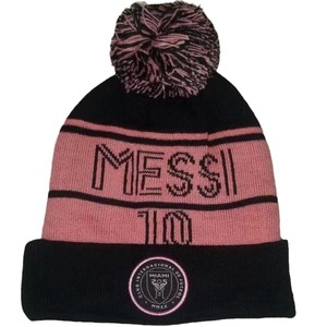 Gorro Tejido Bordado con Logotipo de Club o Selección Nacional para Fanáticos de Ronaldo, Miami, París, <span class=keywords><strong>Chelsea</strong></span>, Rojo/Amarillo/Negro, Adulto - Product Image 4