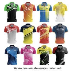Chemise de rugby polo pour homme, chemises avec logo personnalisé, t-shirts sportifs personnalisables, maillots d'équipe 100% polyester, polos de sport - Product Image 4