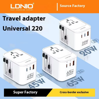 LDNIO Z9 GaN 20W Prise électrique Adaptateur mural multiprise Chargeur universel de téléphone portable Chargeur de voyage universel Adaptateur tout-en-un