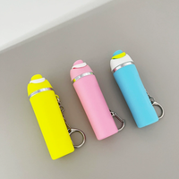 Op maat gemaakte nieuwe Owala hars eco-vriendelijke duurzame 3D geëmbosseerde zinklegering persoonlijkheid fruitbeker sleutelhanger tas accessoires hanger