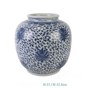 Pot de fleurs, urne, <span class=keywords><strong>vase</strong></span>, jarre en céramique 100% fait main, style Art déco chinois, marron et blanc, motif dragon peint à la main - Product Image 5