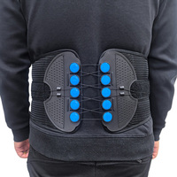 FSPG Système de poulie à cordon réglable Ceinture de soutien du bas du dos pour les maux de dos