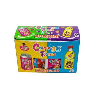 Commercio all'ingrosso della fabbrica divertente bottiglia di Soda dolce Mix frutta pressa caramelle un pezzo sacchetto di zucchero 13g - Product Image 6