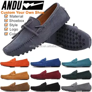 Mocassin Men Shoes Loafers Cow Suede Leather Office Shoes Tassel Loafer Shoes Antique Earthy Dress Suede Loafers For Men