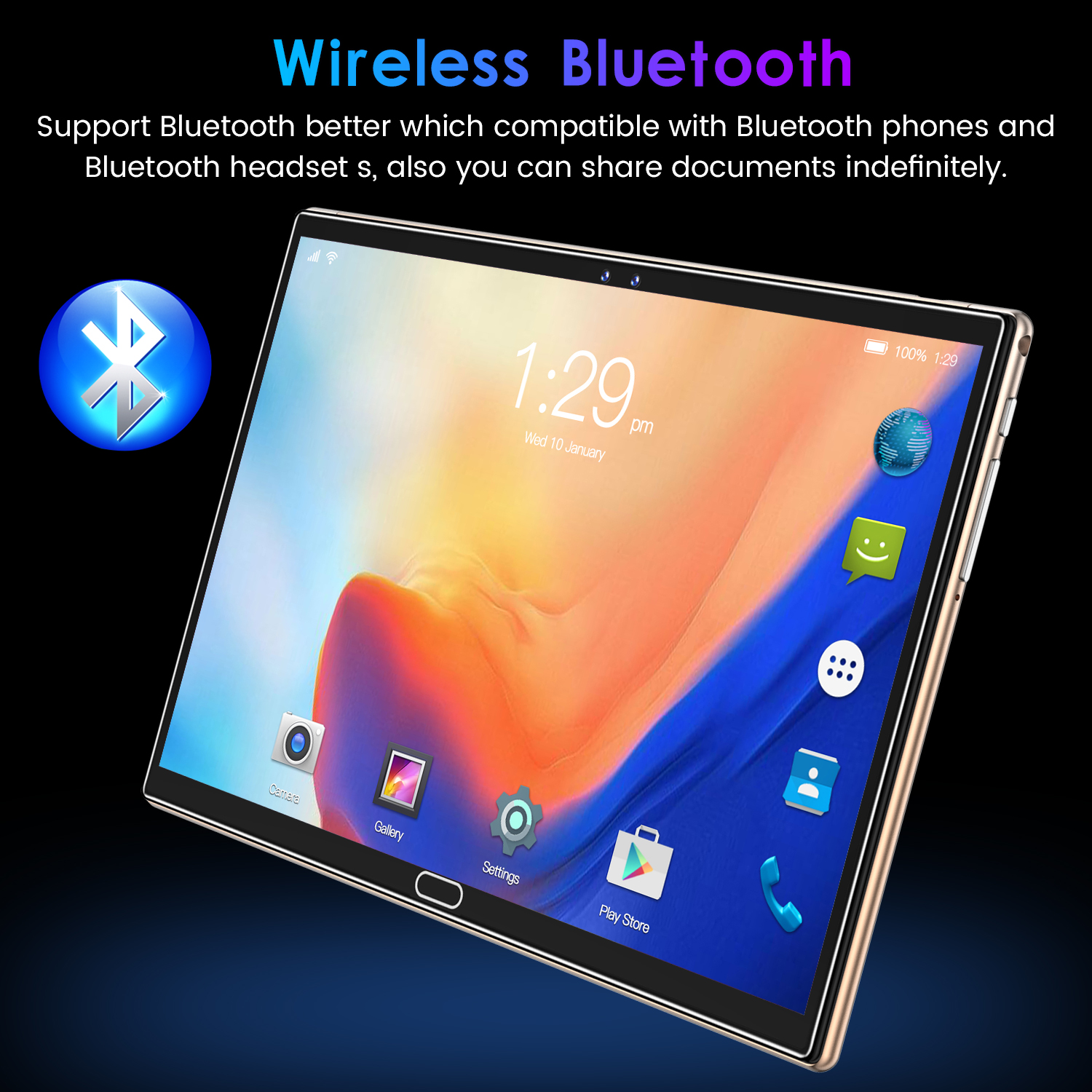 Offre Spéciale tablettes Android 11.0 tablette PC 10.1 pouces 4 + 64 go Wifi Android Tablette pad PC