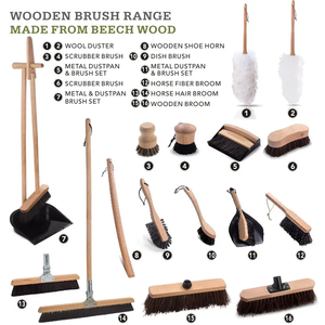 <span class=keywords><strong>Plumeau</strong></span> Masthome écologique en hêtre, manche en bois, microfibre douce, pour le nettoyage domestique - Product Image 2
