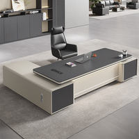 Mobilier de bureau moderne Offre Spéciale Table de PDG Bureau avec tiroir Bureau d'affaires Table de patron