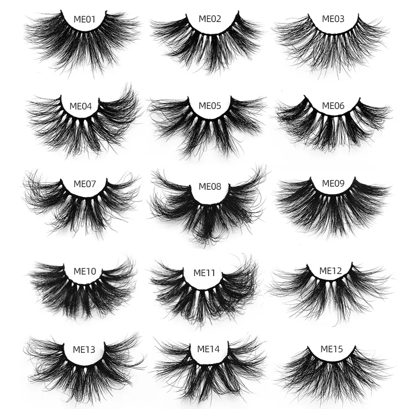 Lashes3d оптовый поставщик 25 мм ресницы 3d норковые ресницы с упаковкой для ресниц