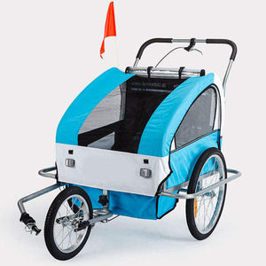 En iyi satış bisiklet römorku peyzaj 2in 1 bisiklet römorku çocuklar pet römork bisiklet - Product Image 3