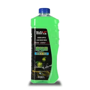 Green apple colour car wash & wax soap shampoo car washing liquid car wash shampoo wax