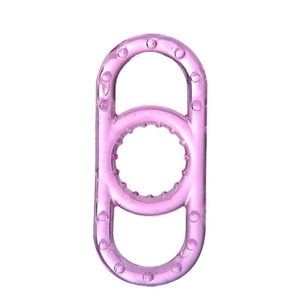 Cigar Rings <b>TPE</b> Delay Penis Ring For Male Pleasure Transparent Black Pink Purple - Product Image 3