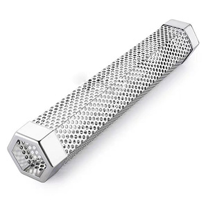 304 Stainless Steel Grill Smoking Tube Hexagonal Mesh For BBQ Meat Smoking Accessory - Product Image 2
