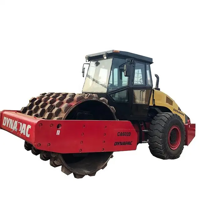 The original high-quality Dynapac CA602D used road roller is sold worldwide with a three-year warranty