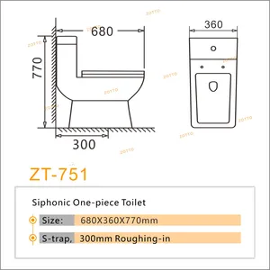 Banheiro de cerâmica quadrado para roubo de 100mm, barato preço para banheiro-armadilha de gravidade lavagem de baixo